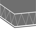 Materasso base 75x200x10 cm