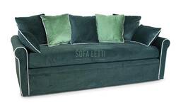 Divano doppio letto estraibile mod. 2185 con cuscini