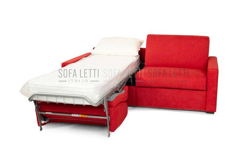 Divano con 2 letti singoli per utilizzo quotidiano per adulti e ragazzi