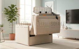 spalliera con box porta guanciale 