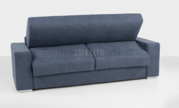 fase  di apertura letto basta far ruotare il cuscino spalliera senza rimuovere nessun elemento