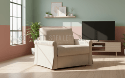 Poltrona Letto prospetto laterale 