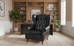 Bergère Poltrona col. nero