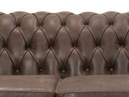 Lavorazione capitonnè - rivestimento in vera pelle cat. 9000