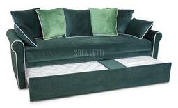 Divano doppio letto estraibile mod. 2185 con cuscini