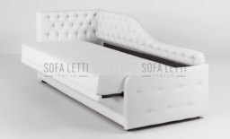 piano letto sopra traslabile in avanti per rifare il letto facilmente 