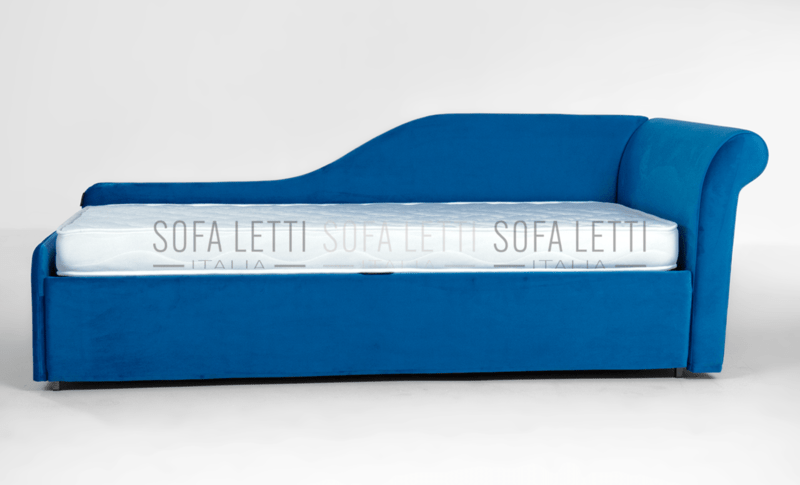 Divano Letto dormosa  con box contenitore apertura laterale 