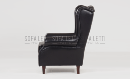 Bergère Poltrona col. nero