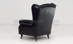 Bergère Poltrona col. nero