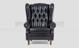 Bergère Poltrona col. nero