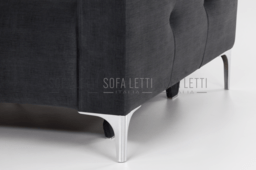 Poltrona recline particolare del piede