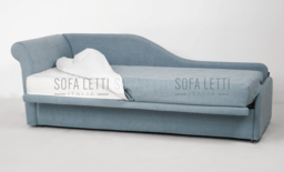 Doppio letto max estraibile celeste cielo