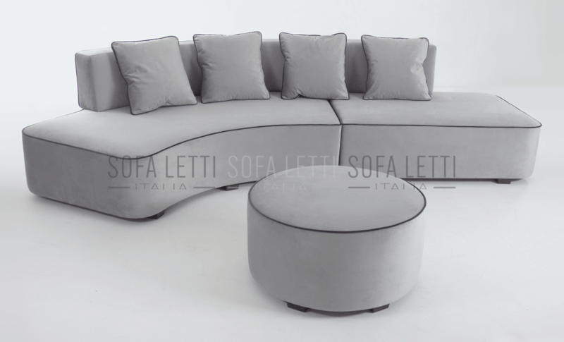 Divano  componibile - Lato curvo Sx