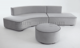 Divano curvo componibile