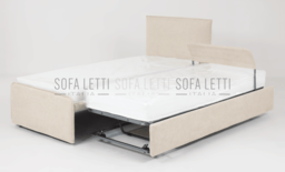 Letto Estraibile con maniglione / testatina reggi cuscino per apertura e chiusura autmatica