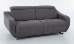 Divano letto con i poggia testa abbassati