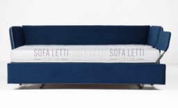 Divano con secondo letto affiancato per utilizzarlo come letto matrimoniale le