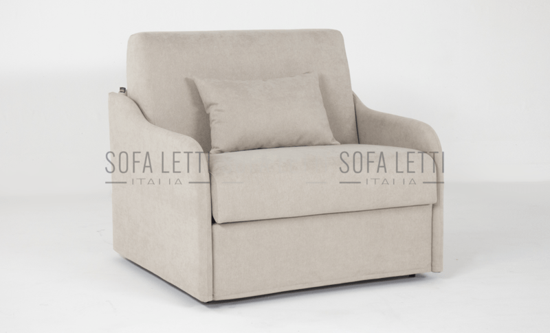 Poltrona letto roller salva spazio materasso 18 cm