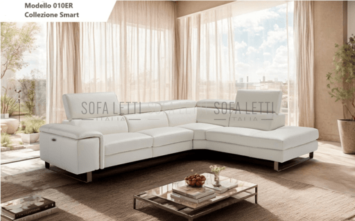 Divano Letto Componibile A L Con Penisola - Tessuto Ciniglia, Contenitore E Letto Estraibile, Beige - Foto 4