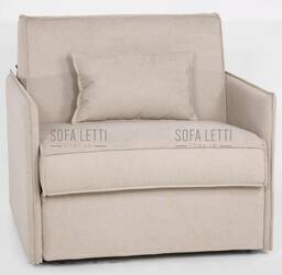Poltrona letto con bracci salva spazio