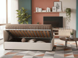 dormosa letto con box contenitore apertura laterale 