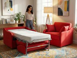 Divano con 2 letti singoli per utilizzo quotidiano per adulti e ragazzi