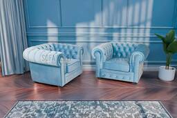 Poltrona Chester con Swarowski coppia